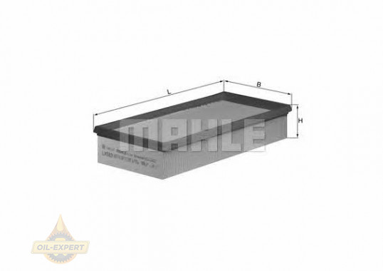 Mahle/knecht Фільтр повітряний MAHLE/KNECHT LX 583 - Заображення 1