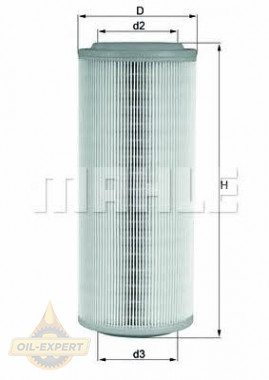 Mahle/knecht Фильтр воздушный MAHLE/KNECHT LX 855 - Картинка 1