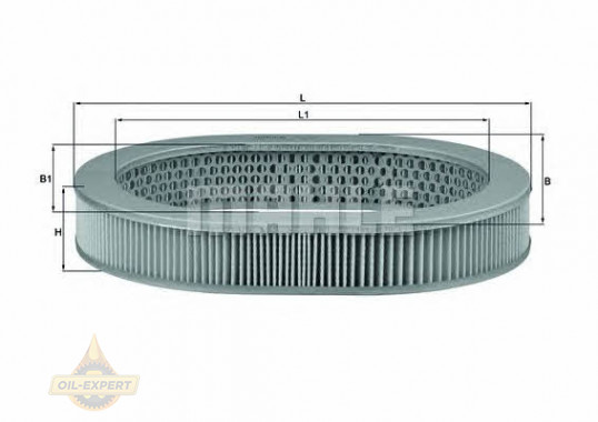 Mahle/Knecht Фильтр воздушный MAHLE/KNECHT LX 1043 - Картинка 1