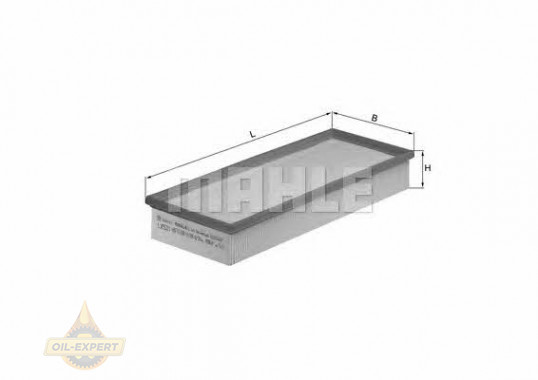 Mahle/knecht Фильтр воздушный MAHLE/KNECHT LX 521 - Картинка 1