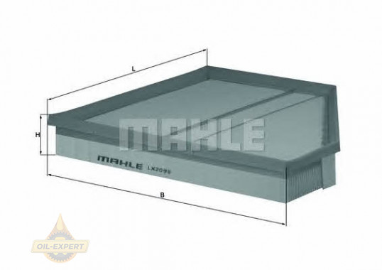 Mahle/knecht Фільтр повітряний MAHLE/KNECHT LX 2098 - Заображення 1