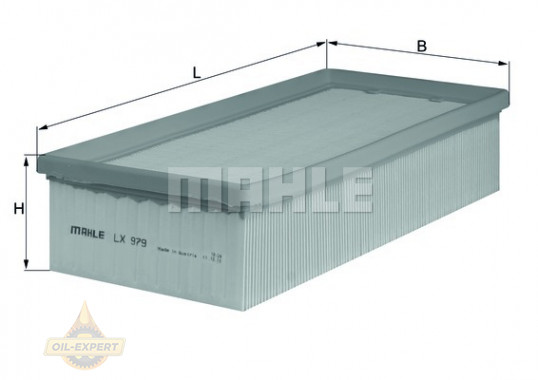 Mahle/knecht Фільтр повітряний MAHLE/KNECHT LX 979 - Заображення 2