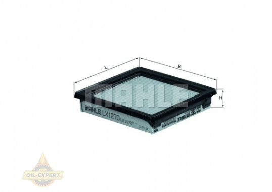 Mahle/knecht Фильтр воздушный MAHLE/KNECHT LX 1270 - Картинка 2