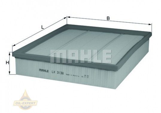 Mahle/knecht Фильтр воздушный MAHLE/KNECHT LX 3138 - Картинка 2