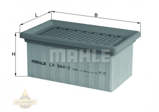 Mahle/knecht Фільтр повітряний MAHLE/KNECHT LX 984/2 - Заображення 2