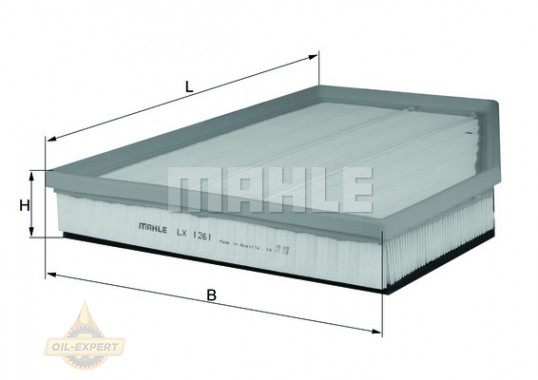 Mahle/knecht Фильтр воздушный MAHLE/KNECHT LX 1261 - Картинка 2