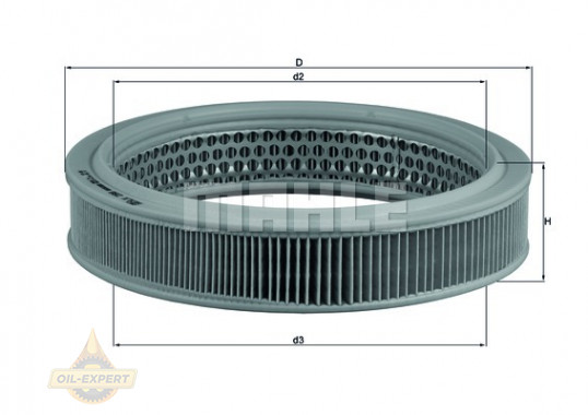 Mahle/knecht Фільтр повітряний MAHLE/KNECHT LX 298 - Заображення 2