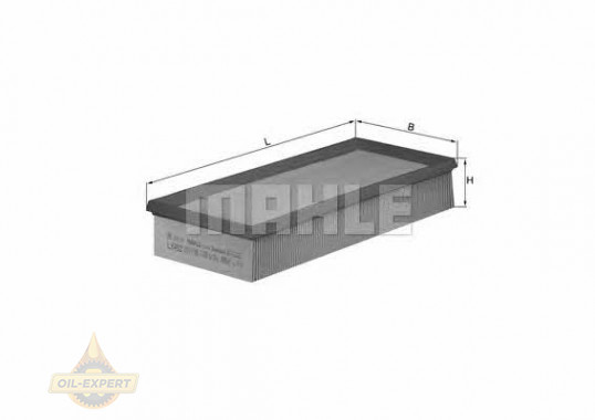 Mahle/knecht Фільтр повітряний MAHLE/KNECHT LX 492 - Заображення 1
