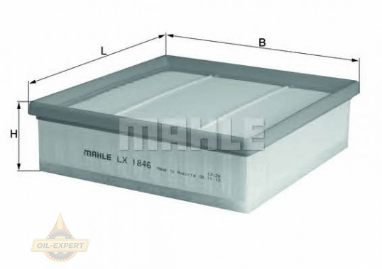 Mahle/knecht Фильтр воздушный MAHLE/KNECHT LX 1846 - Картинка 1