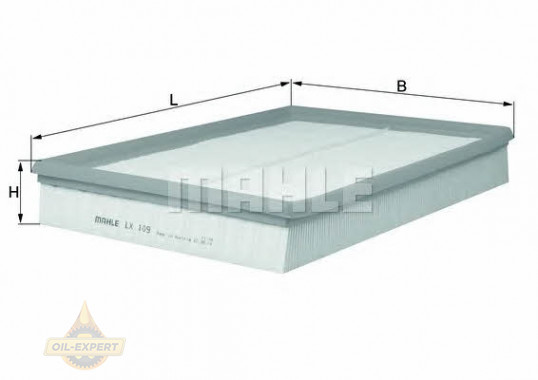 Mahle/knecht Фильтр воздушный MAHLE/KNECHT LX 109 - Картинка 1