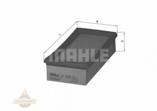 Mahle/knecht Фільтр повітряний MAHLE/KNECHT LX 1829 - Заображення 1