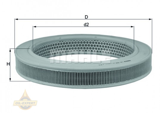 Mahle/knecht Фильтр воздушный MAHLE/KNECHT LX 754 - Картинка 2