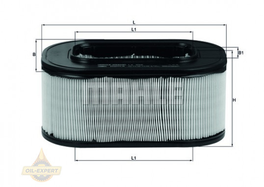 Mahle/Knecht Фильтр воздушный MAHLE/KNECHT LX 558 - Картинка 2