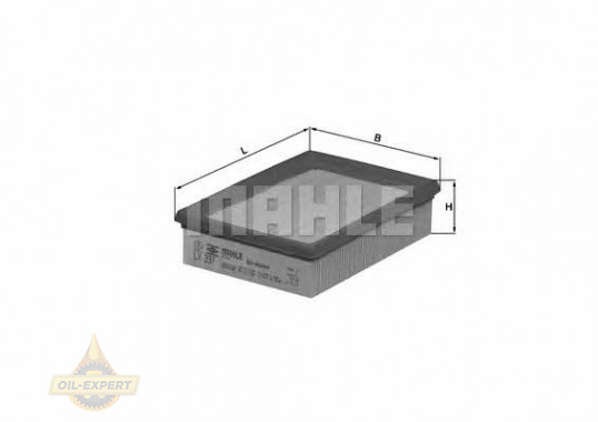 Mahle/knecht Фильтр воздушный MAHLE/KNECHT LX 337 - Картинка 1