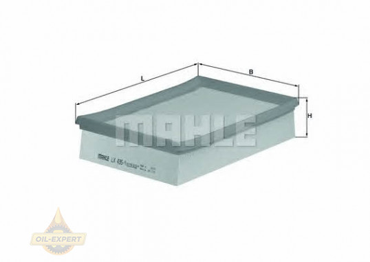 Mahle/knecht Фильтр воздушный MAHLE/KNECHT LX 435/1 - Картинка 1