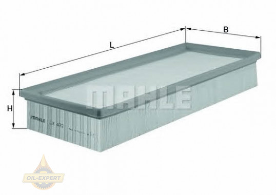 Mahle/knecht Фильтр воздушный MAHLE/KNECHT LX 472 - Картинка 1