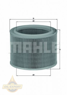 Mahle/knecht Фильтр воздушный MAHLE/KNECHT LX 486 - Картинка 1