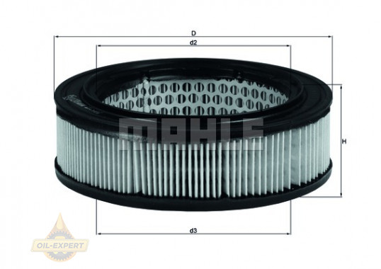 Mahle/knecht Фильтр воздушный MAHLE/KNECHT LX 278 - Картинка 2