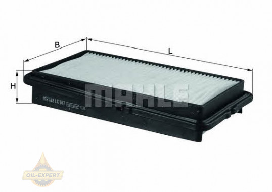 Mahle/knecht Фильтр воздушный MAHLE/KNECHT LX 667 - Картинка 1