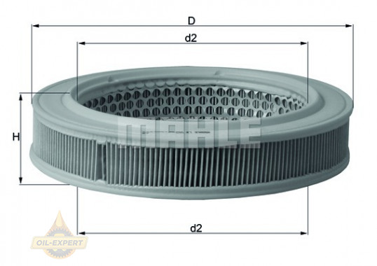 Mahle/knecht Фильтр воздушный MAHLE/KNECHT LX 552 - Картинка 2