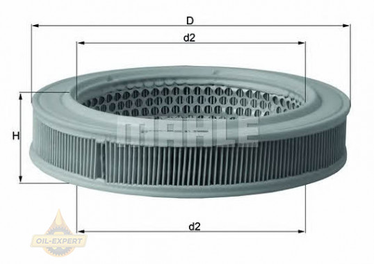 Mahle/knecht Фильтр воздушный MAHLE/KNECHT LX 552 - Картинка 1