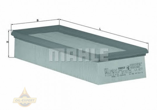 Mahle/Knecht Фильтр воздушный MAHLE/KNECHT LX 477 - Картинка 1