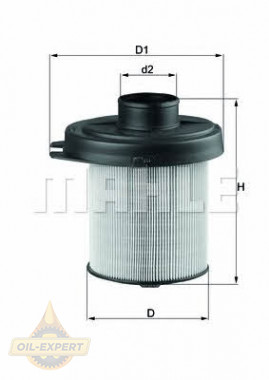 Mahle/knecht Фільтр повітряний MAHLE/KNECHT LX 291 - Заображення 1