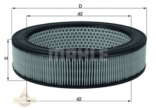 Mahle/Knecht Фильтр воздушный MAHLE/KNECHT LX 1 - Картинка 2