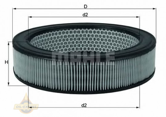 Mahle/Knecht Фильтр воздушный MAHLE/KNECHT LX 1 - Картинка 1