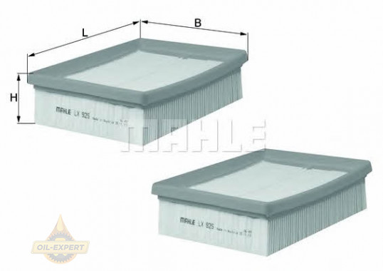 Mahle/Knecht Фильтр воздушный MAHLE/KNECHT LX 925/S - Картинка 1