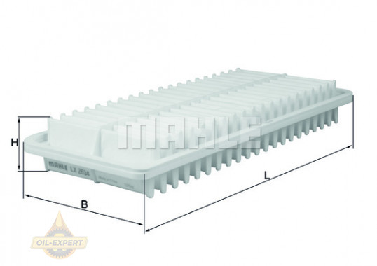 Mahle/knecht Фільтр повітряний MAHLE/KNECHT LX 2634 - Заображення 2