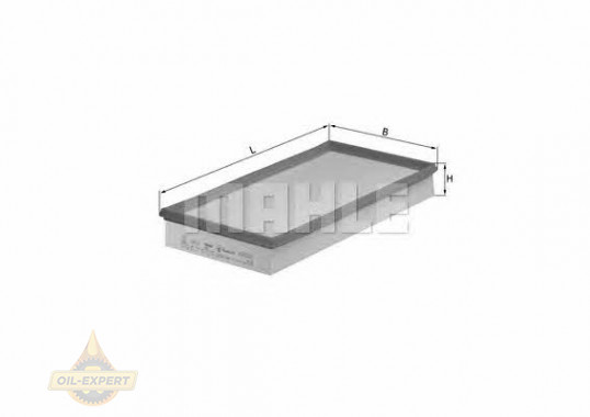 Mahle/knecht Фільтр повітряний MAHLE/KNECHT LX 686 - Заображення 1