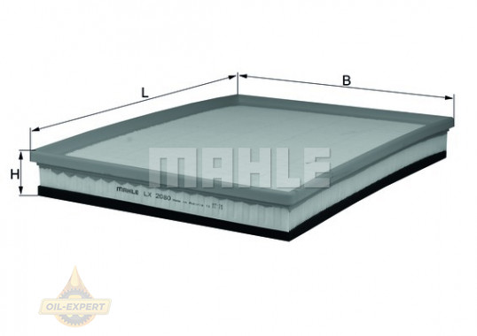Mahle/knecht Фільтр повітряний MAHLE/KNECHT LX 2080 - Заображення 2