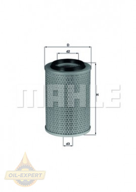 Mahle/Knecht Фильтр воздушный MAHLE/KNECHT LX 496 - Картинка 2