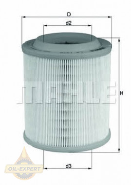 Mahle/knecht Фильтр воздушный MAHLE/KNECHT LX 1275 - Картинка 1