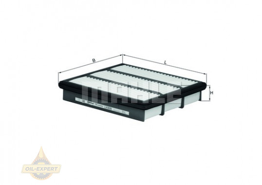 Mahle/knecht Фильтр воздушный MAHLE/KNECHT LX 839 - Картинка 2