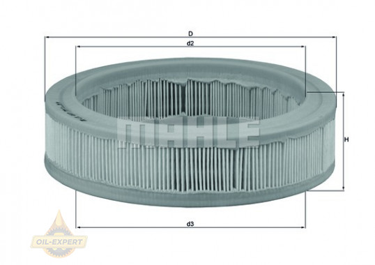 Mahle/knecht Фільтр повітряний MAHLE/KNECHT LX 487 - Заображення 2