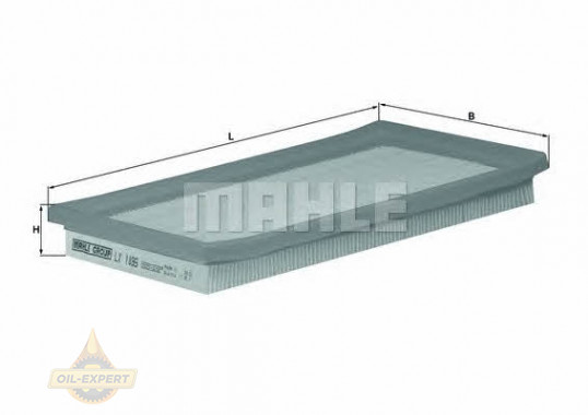 Mahle/knecht Фильтр воздушный MAHLE/KNECHT LX 1896 - Картинка 1