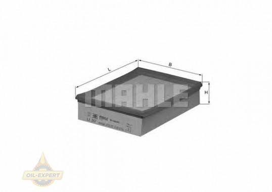 Mahle/knecht Фильтр воздушный MAHLE/KNECHT LX 347 - Картинка 1