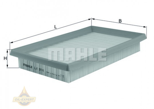 Mahle/knecht Фильтр воздушный MAHLE/KNECHT LX 916 - Картинка 2