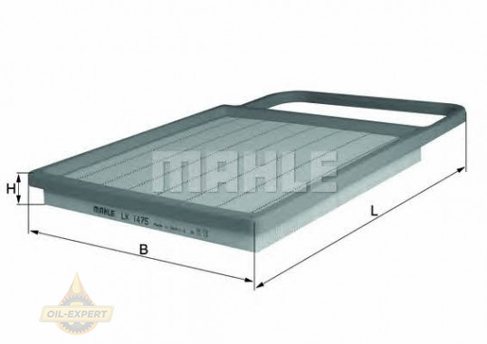Mahle/Knecht Фильтр воздушный MAHLE/KNECHT LX 1475 - Картинка 1