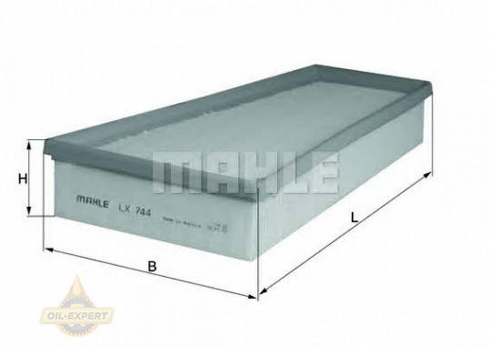 Mahle/knecht Фильтр воздушный MAHLE/KNECHT LX 744 - Картинка 1