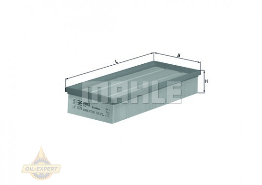 Mahle/knecht Фільтр повітряний MAHLE/KNECHT LX 1079 - Заображення 2