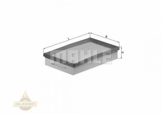 Mahle/knecht Фильтр воздушный MAHLE/KNECHT LX 1074 - Картинка 1