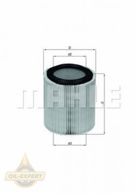 Mahle/knecht Фильтр воздушный MAHLE/KNECHT LX 898 - Картинка 1