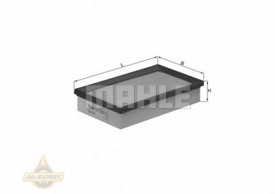 Mahle/knecht Фільтр повітряний MAHLE/KNECHT LX 1585 - Заображення 1