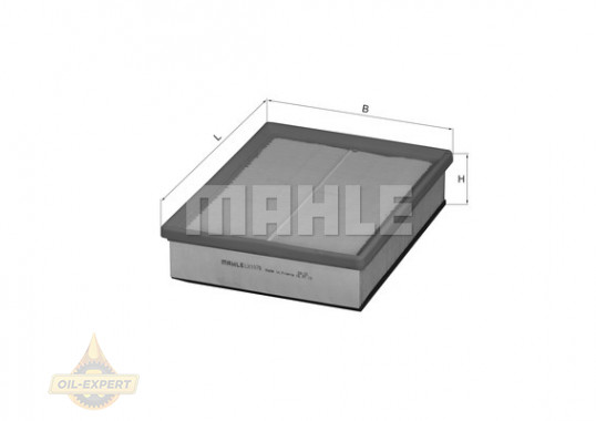 Mahle/knecht Фильтр воздушный MAHLE/KNECHT LX 1078 - Картинка 2