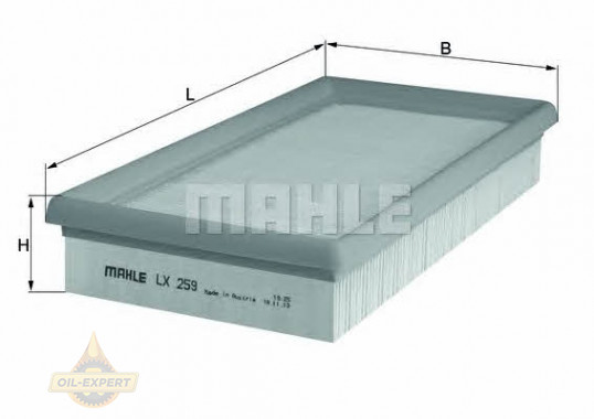 Mahle/knecht Фильтр воздушный MAHLE/KNECHT LX 259 - Картинка 1