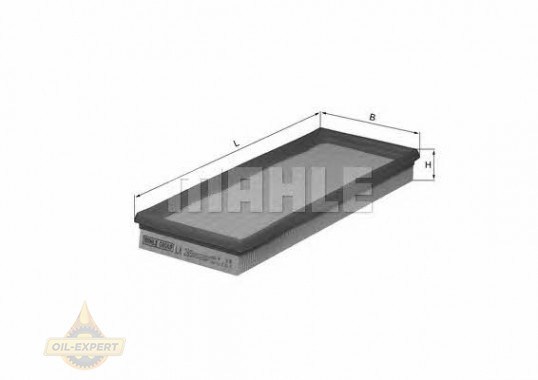 Mahle/knecht Фильтр воздушный MAHLE/KNECHT LX 285 - Картинка 1