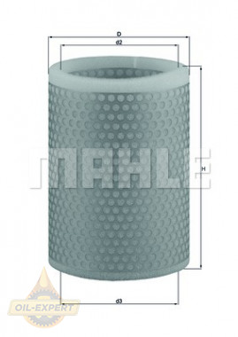Mahle/knecht Фільтр повітряний MAHLE/KNECHT LX 136 - Заображення 2